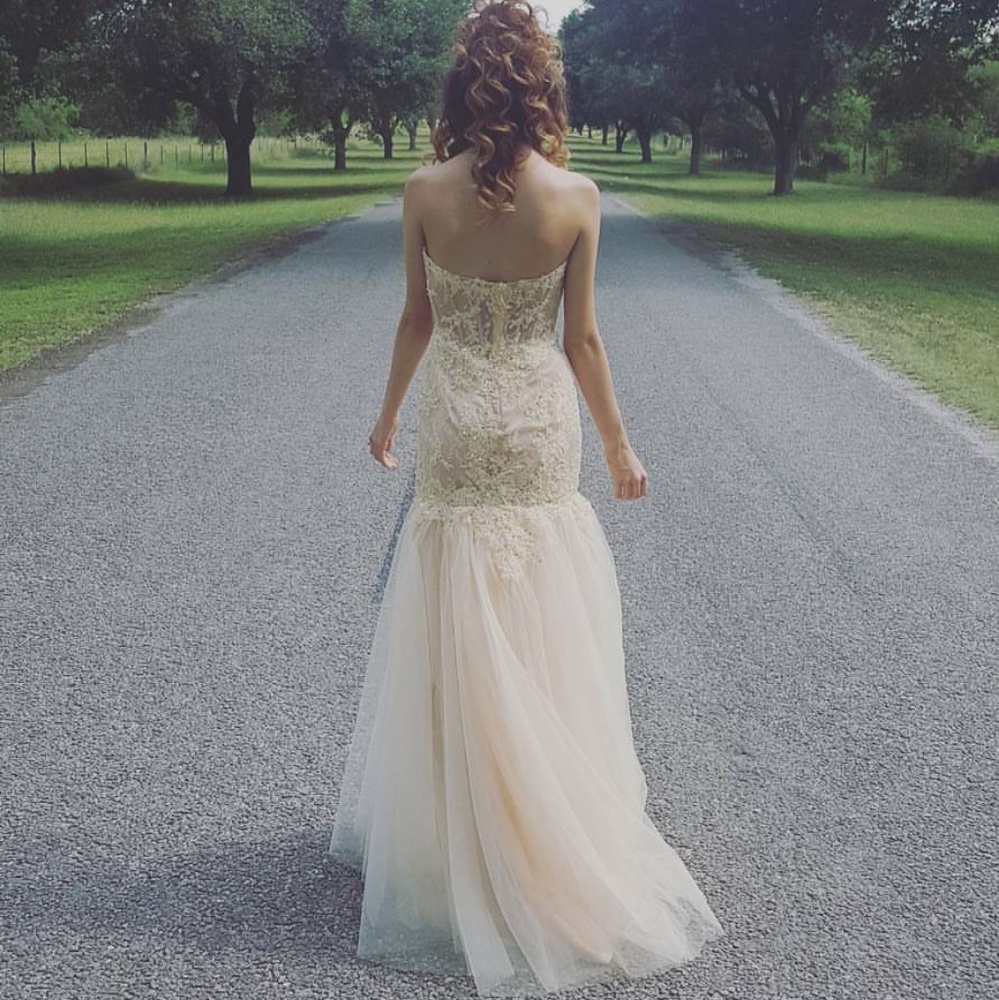 Champagne Prom Dress